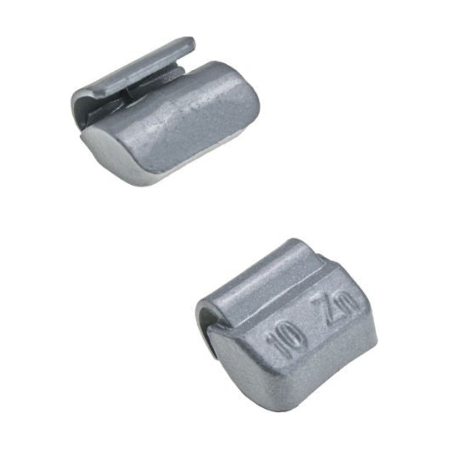 Masses à frapper zinc 10 g – jantes acier (boîte de 100)